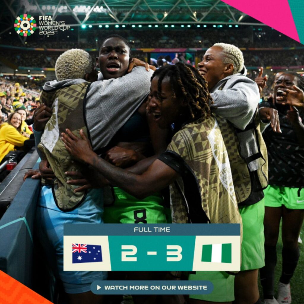 Australia 2-3 Nigeria
