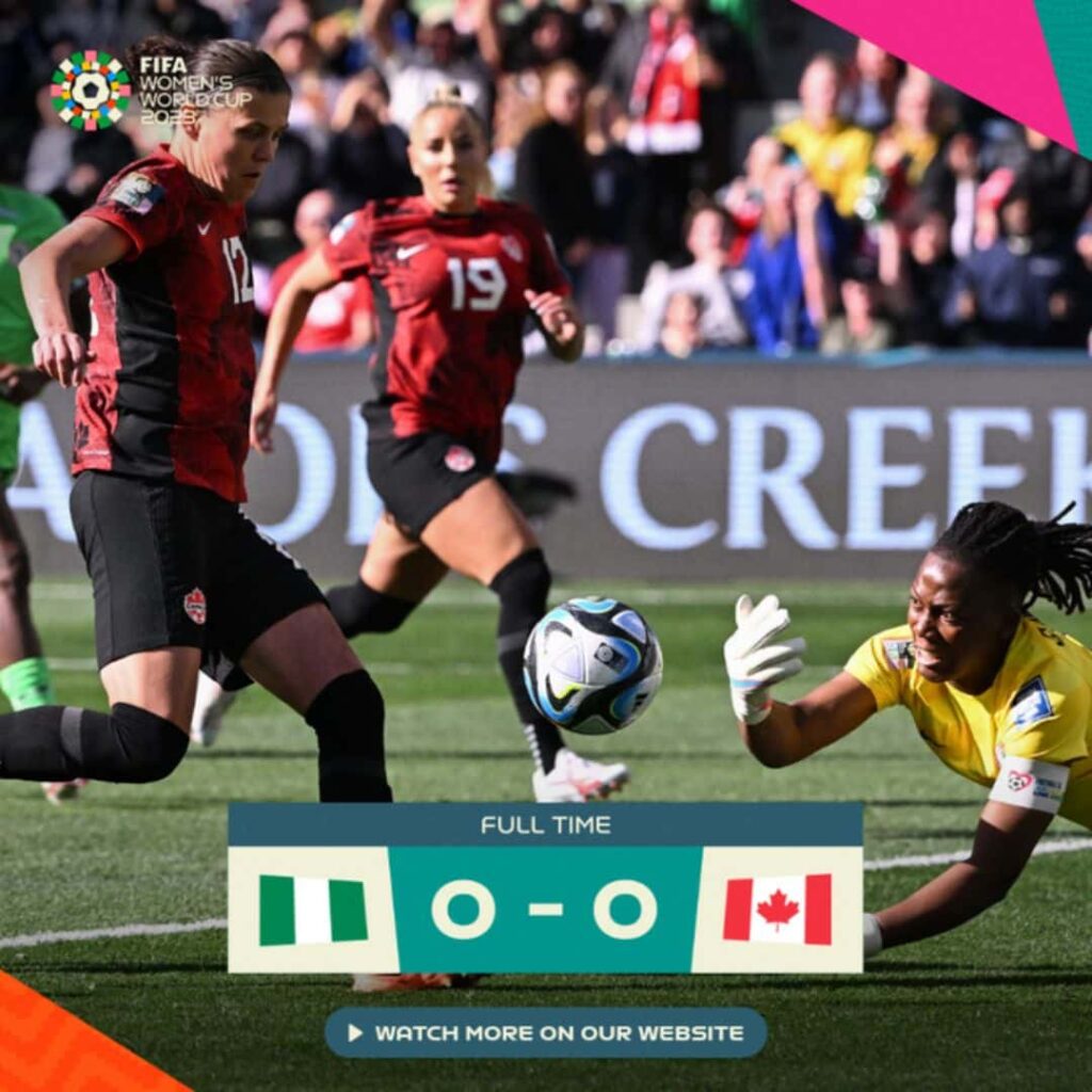 Nigeria and Canada Draw 0-0
