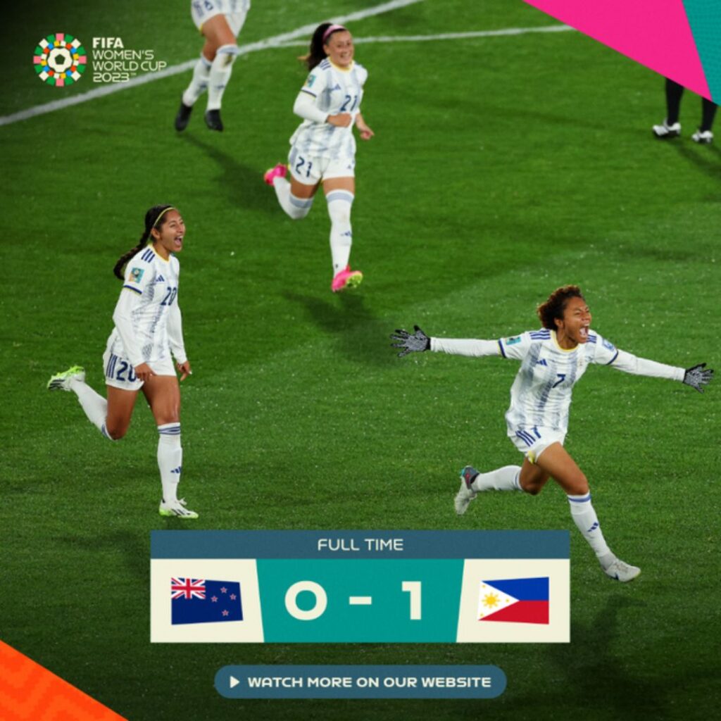 Philippines Stuns New Zealand
