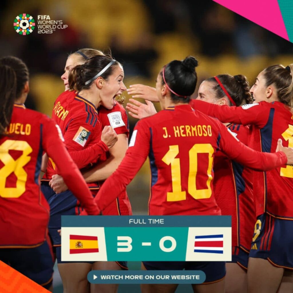 Spain Crush Costa Rica 3-0
