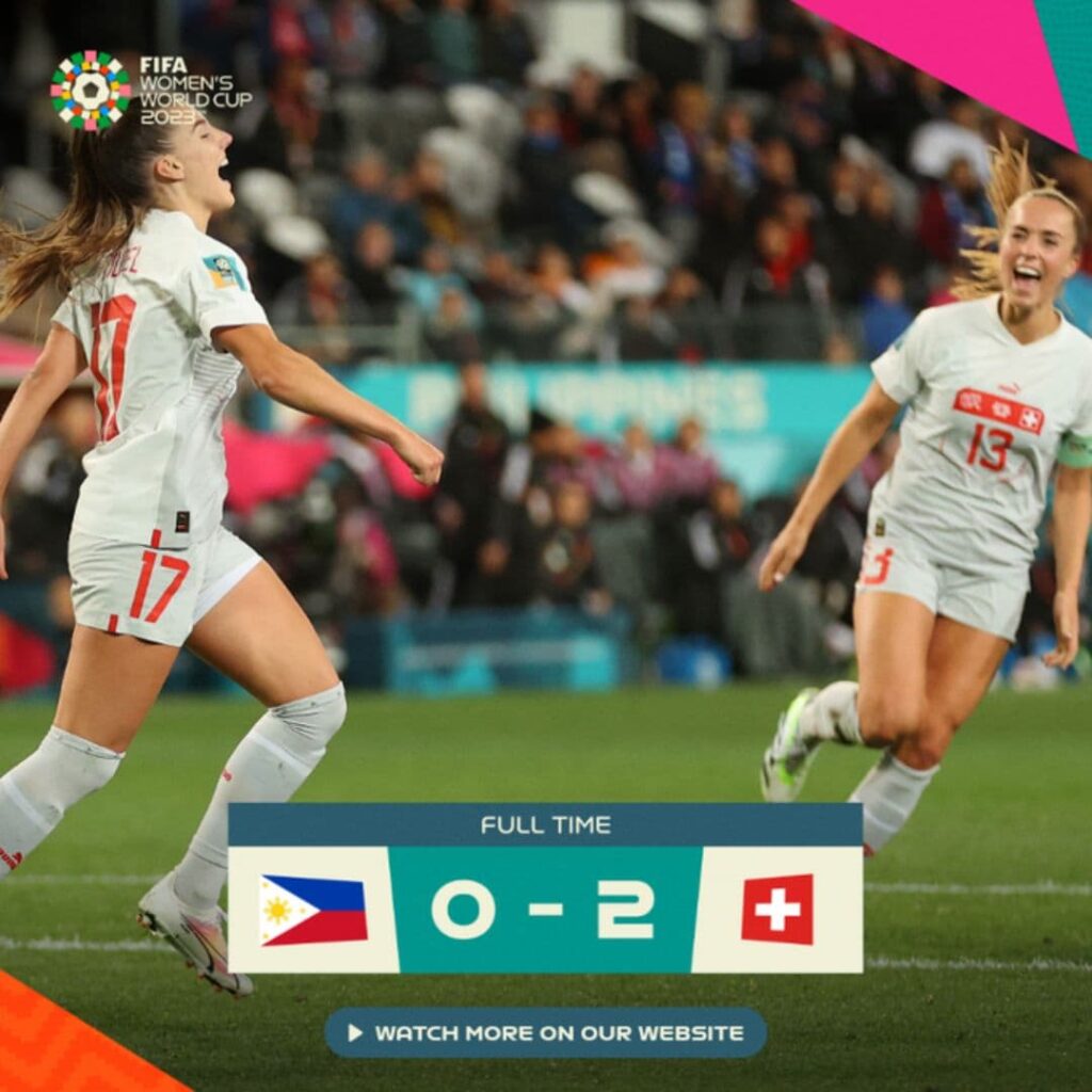 Switzerland Defeat Philippines 2-0
