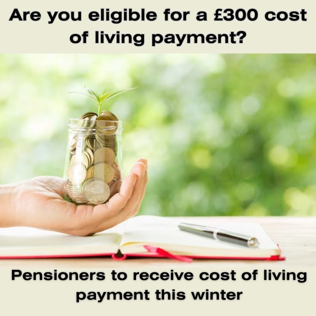 You could be eligible for up to £1350 in cost of living payments!
