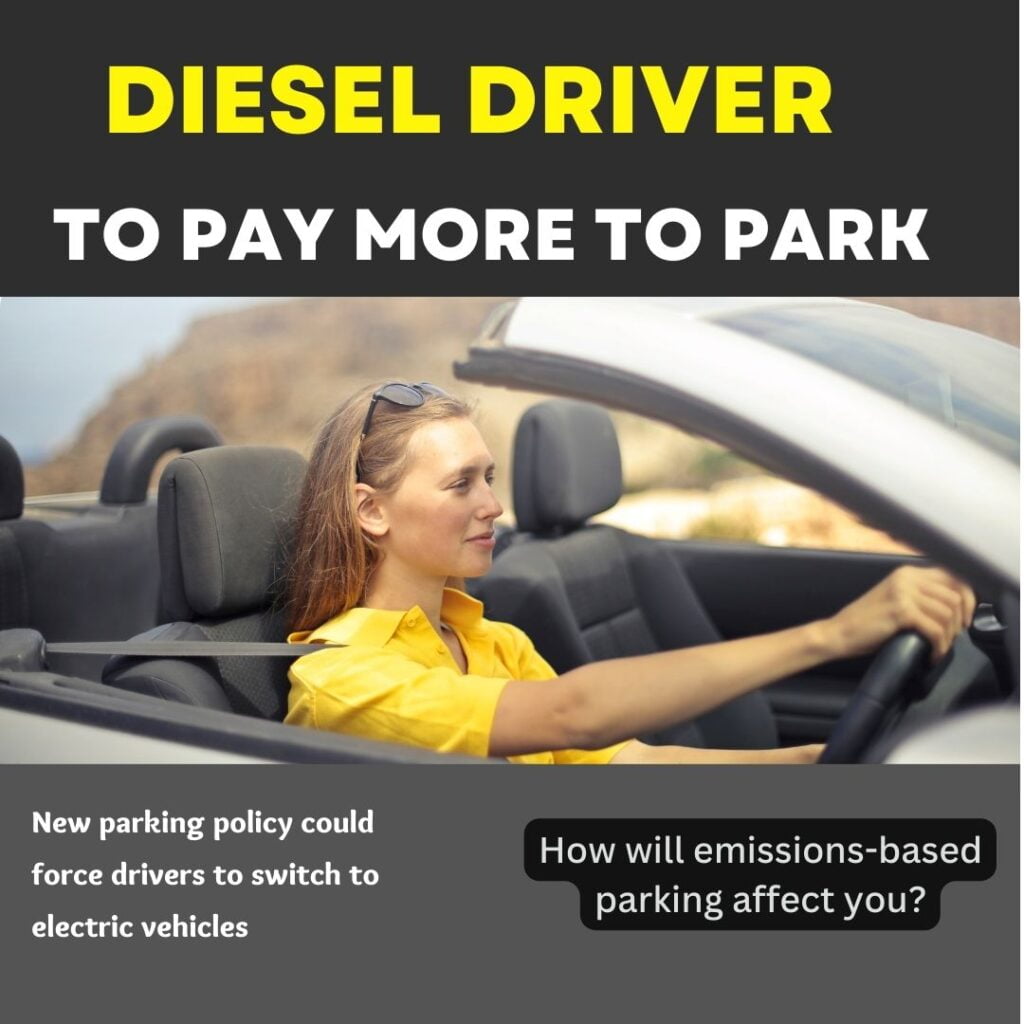 Diesel drivers to pay more to park in UK cities
