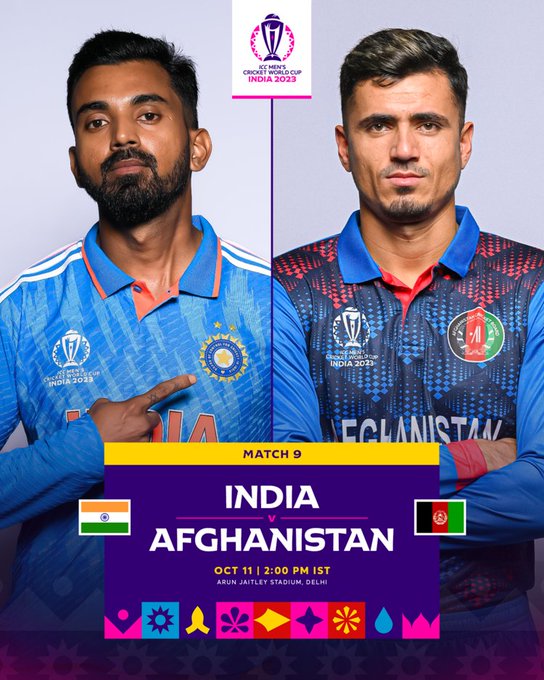 IND vs AFG Match Preview, Prediction, Team, Playing XI, Pitch Report, Weather Report, Team News- ICC World Cup 2023