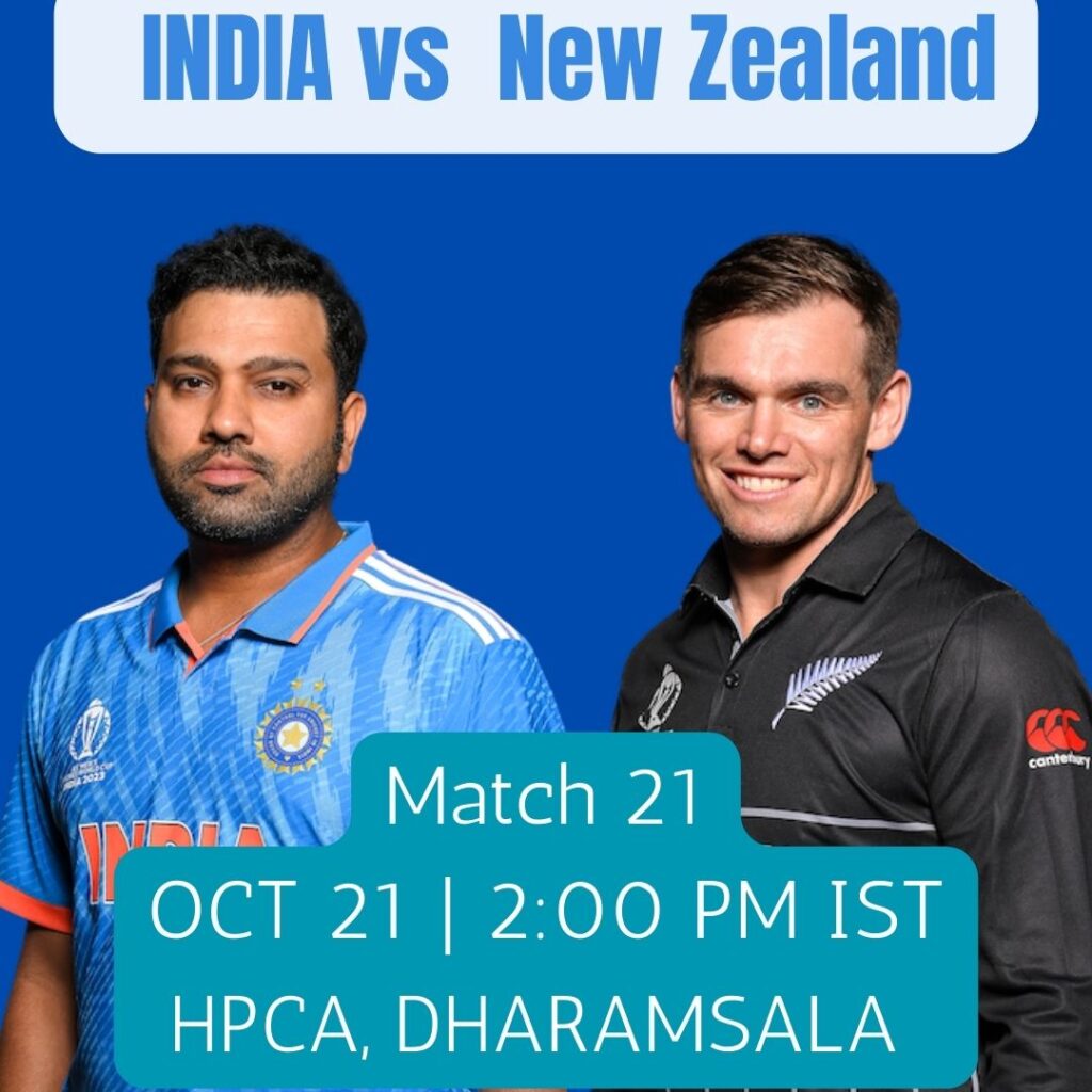 India vs New Zealand Cricket World Cup 2023 Match Preview, Prediction, Pitch Report, Weather Report
