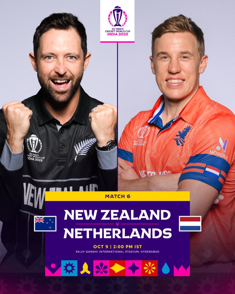 New Zealand vs Netherlands: Preview and Prediction for ICC World Cup 2023 Match 6
