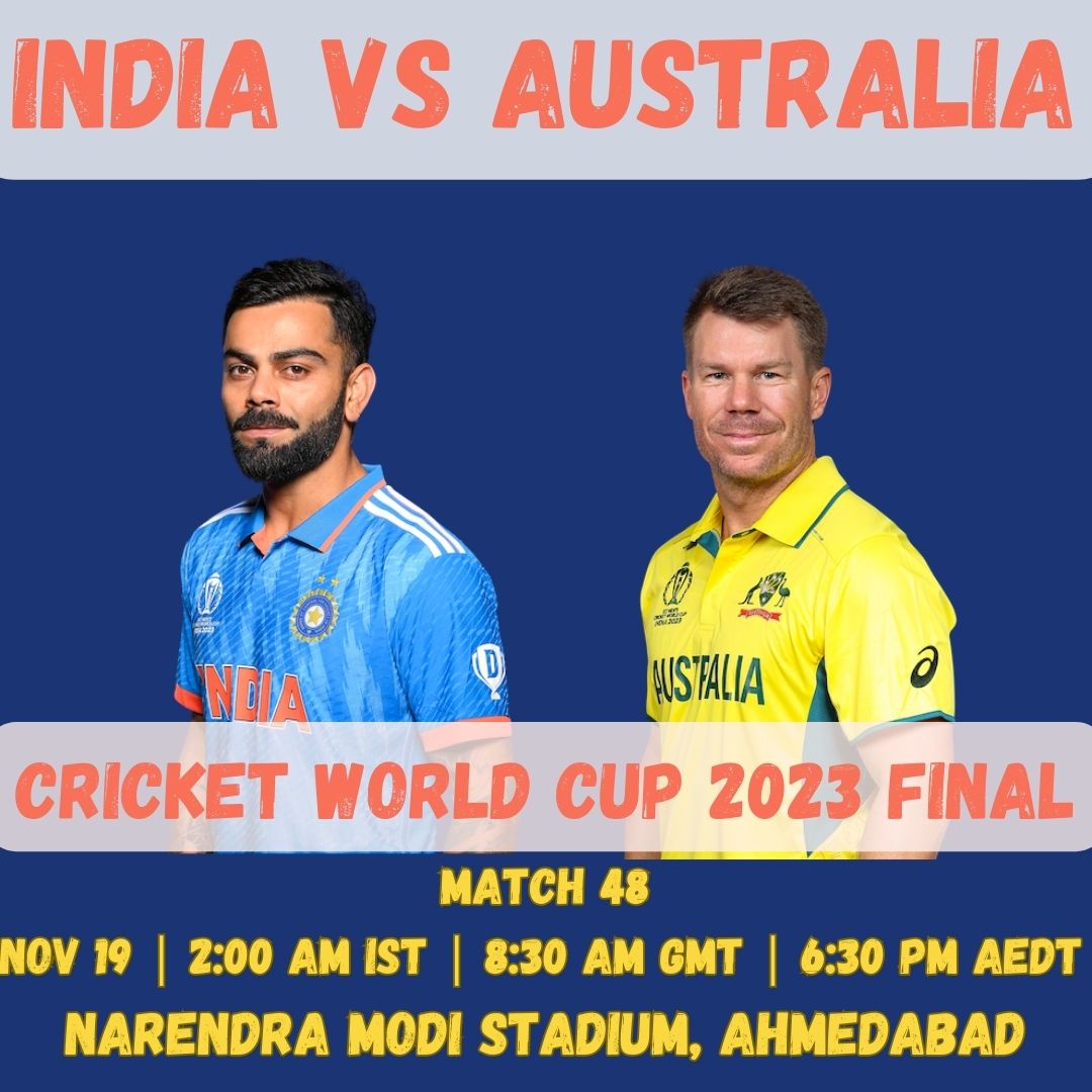 India vs Australia Match Preview World Cup Final 2023 World Event Blogs