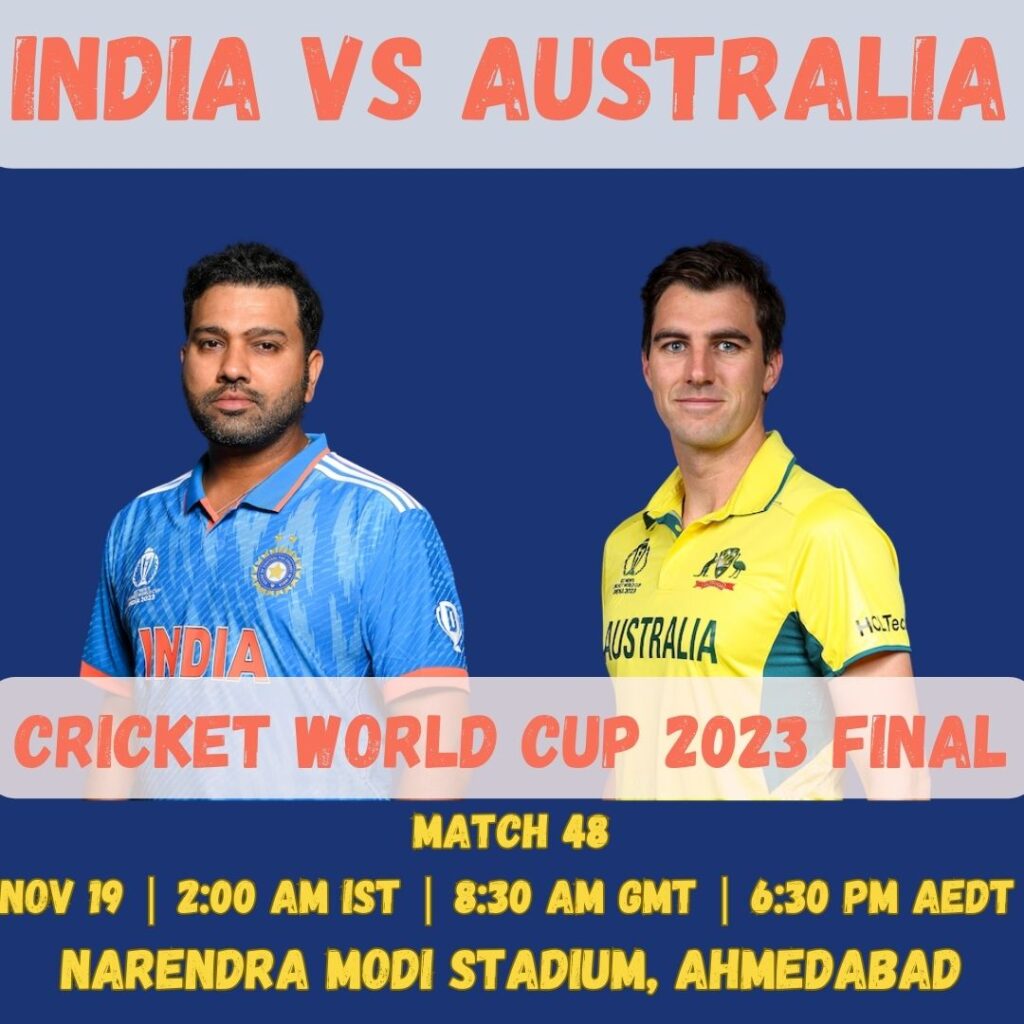 India vs Australia World Cup 2023 Final Match Pitch Report, Weather Report
