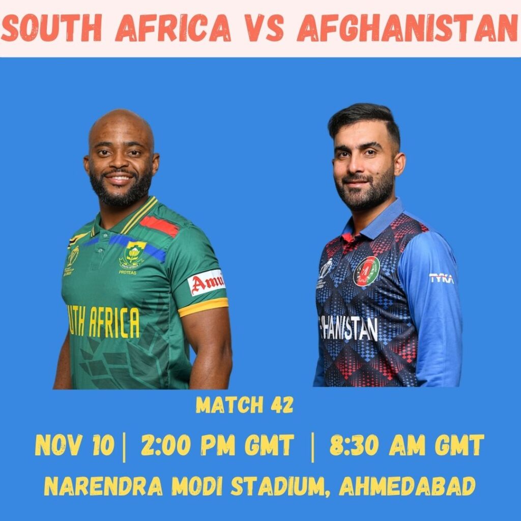 South Africa vs Afghanistan Cricket World Cup 2023: Match Preview, Prediction, Key Players, Pitch Report, Weather Report, Head-to-Head
